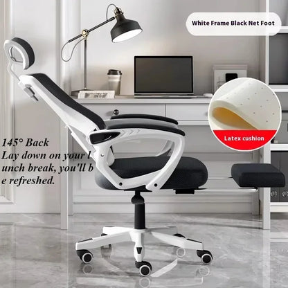 Ergonomic Gaming Chair with 3D Headrest, Adjustable Armrests, Lumbar Support, Reclining Computer Desk Chair with Footrest for Office & Gaming