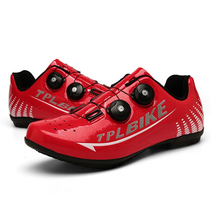 New Men’s and Women’s Bicycle Shoes Outdoor Cycling Shoes with Three Functional Soles Professional Training Shoes
