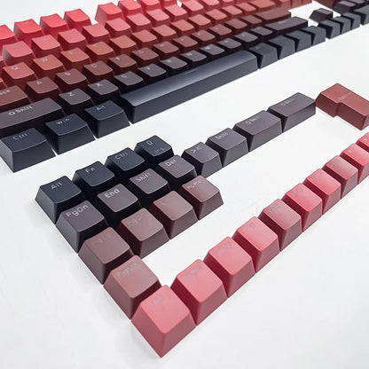 132 Keys OEM Profile Gradient backlit RGB Keycaps For Cherry MX Switch Mechanical Gamer Keyboard PBT Keycap ISO Layout Key caps