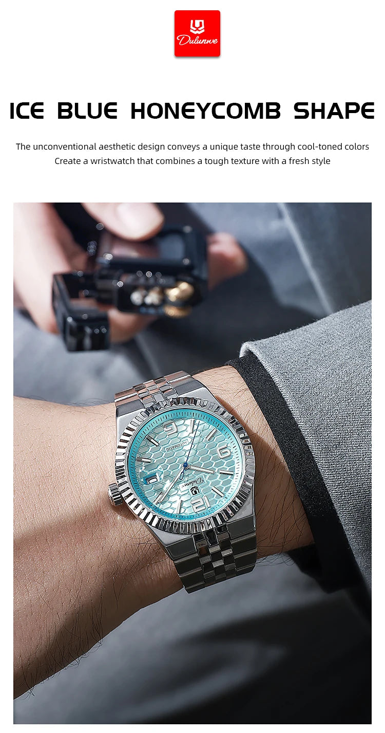 Luxury Automatic Mechanical Men's Watch Date Stainless Steel Man Watch Waterproof Luminous Business Watches For Men Reloj