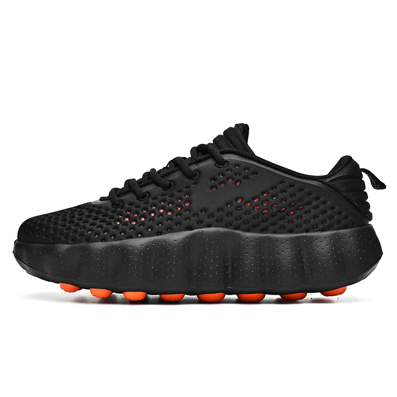 Comfortabele casual herensneakers met voetmassagetechnologie Ademende, lichtgewicht sportschoenen voor dames