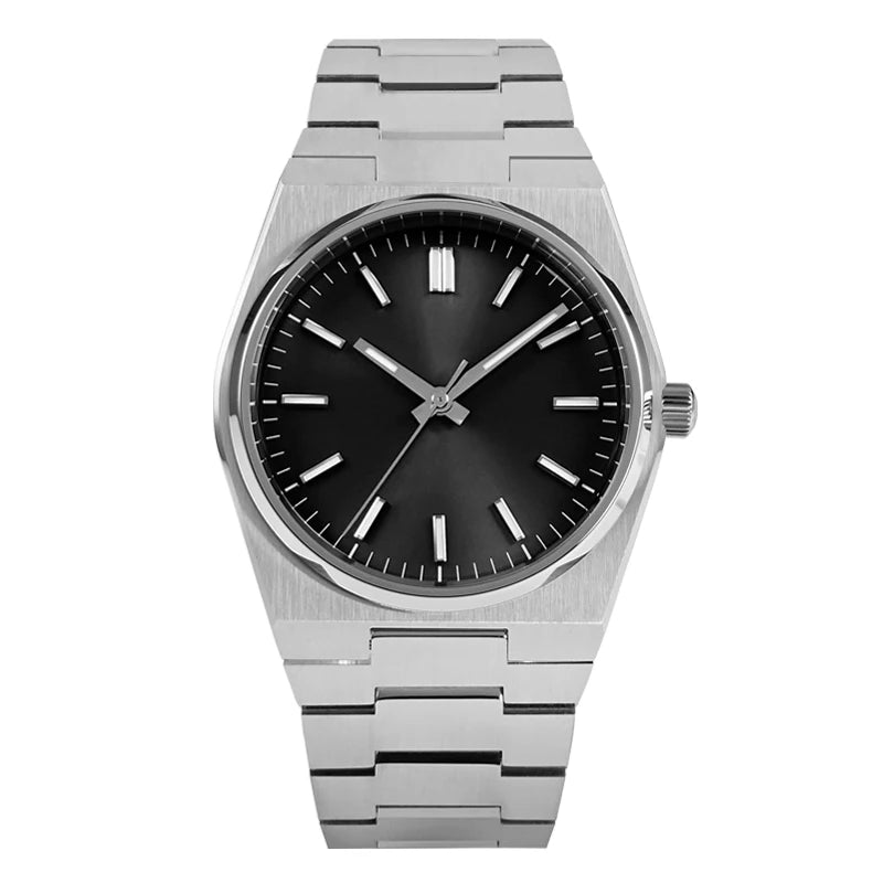 Orologio da uomo San Martin Classic 40mm Miyota 9015 di lusso elegante, orologio da polso meccanico automatico con bracciale a rilascio rapido SN0023