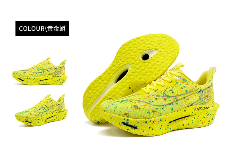 2026 Air Cushion Jogging Running Shoes Carbon Plate Marathon Men's Sports Breathable Lightweight Women's Non-Slip Sneakers