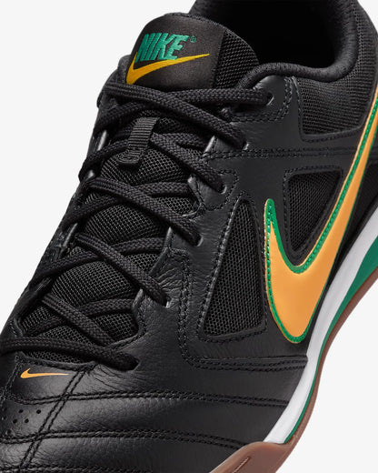 Nike Gato series, soft and comfortable, slip-resistant and durable, men's soccer shoes, black, IB8509-001