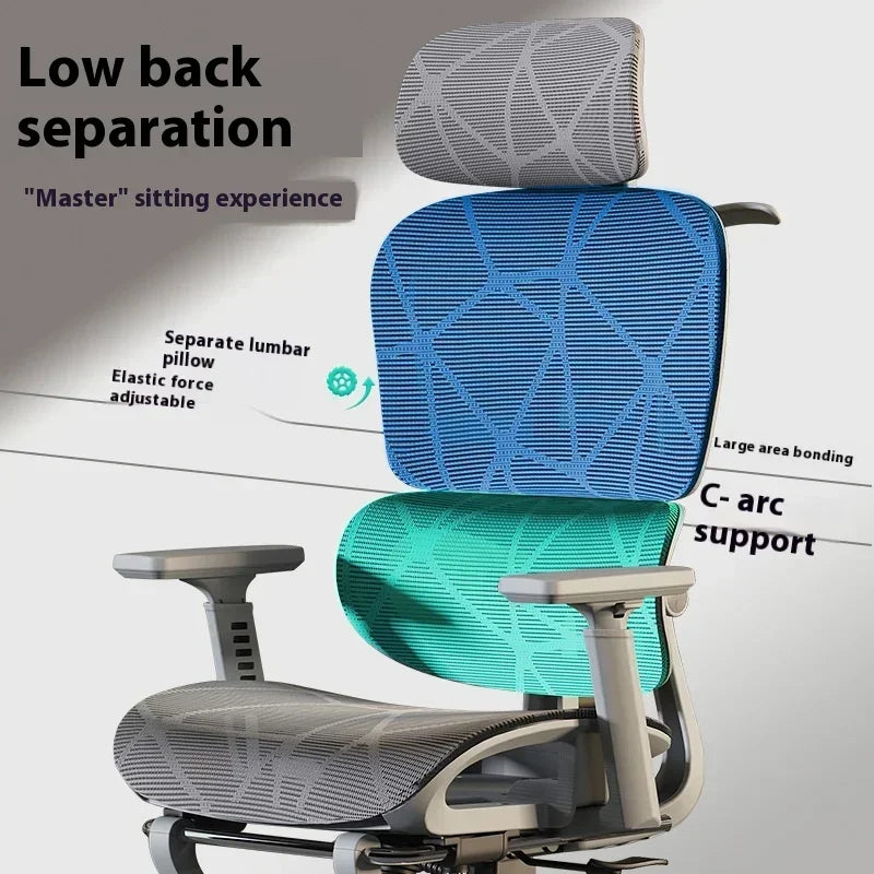 Electronic Gaming Computer Chair Adjustable Ergonomic Seat Back Support, Free Delivery Office Chair Wheelchair Furniture