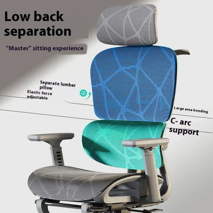 Electronic Gaming Computer Chair Adjustable Ergonomic Seat Back Support, Free Delivery Office Chair Wheelchair Furniture