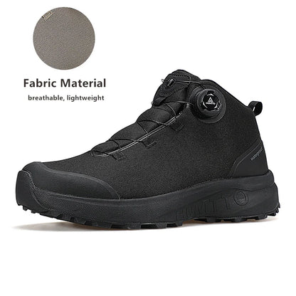 Pantofi din piele HUMTTO pentru bărbați, pentru iarnă, camping și activități în aer liber, pantofi sport pentru bărbați, bocanci de trekking respirabili, adidași antiderapanti pentru drumeții