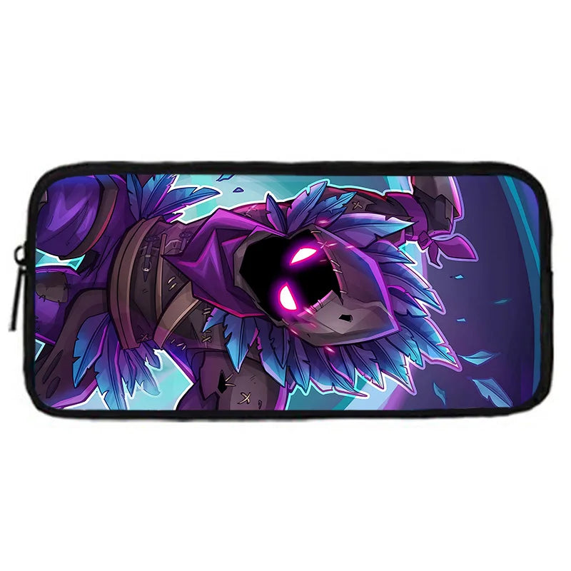 Hot Game Child Backpacks Lunch Bag Pencil Case Pupil Large Capacity School Bags Design-F-FortniteS For Boy Girl Best Gift