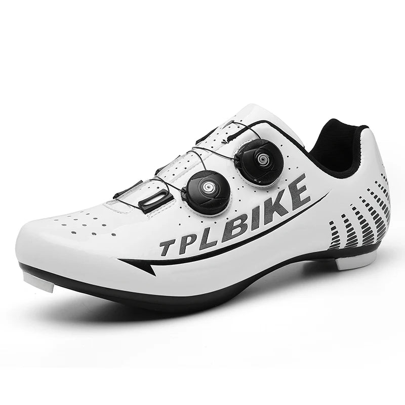 New Men’s and Women’s Bicycle Shoes Outdoor Cycling Shoes with Three Functional Soles Professional Training Shoes