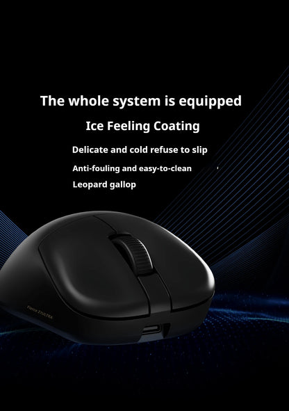 Mouse de gaming wireless ATK Z1 Pro Max Ultra, picioruș personalizat, PAW3950 Ultra Smart Speed Wireless, rată de polling 8k, latență redusă de 0.39ms