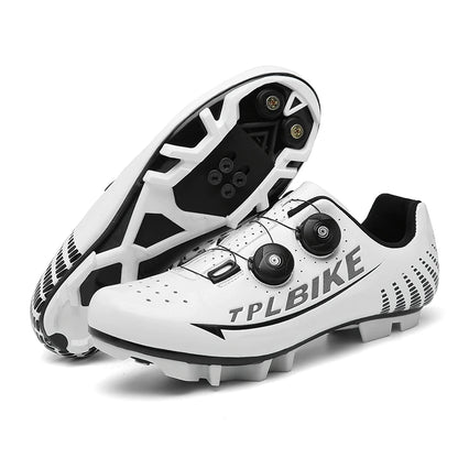 New Men’s and Women’s Bicycle Shoes Outdoor Cycling Shoes with Three Functional Soles Professional Training Shoes