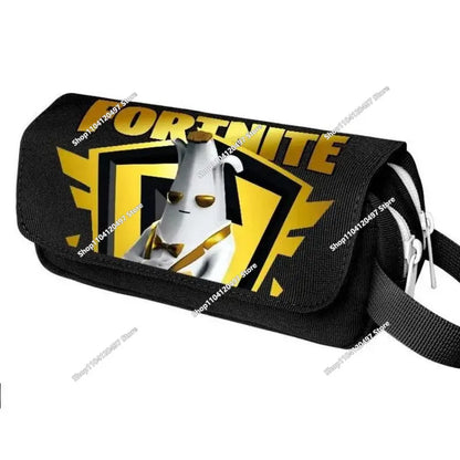 New Fortnite Pencil Case Cartoon Figure Printed Pencil Bags Cute Pencil Cases Boys School Supplies Children Birthday Gifts