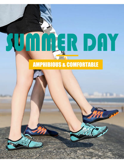 EOCENE Uomo Donna Scarpe acquatiche per sport all'aperto a piedi nudi: ad asciugatura rapida, per spiaggia, nuoto, fitness, guado, escursionismo, ciclismo, scarpe da ginnastica acquatiche