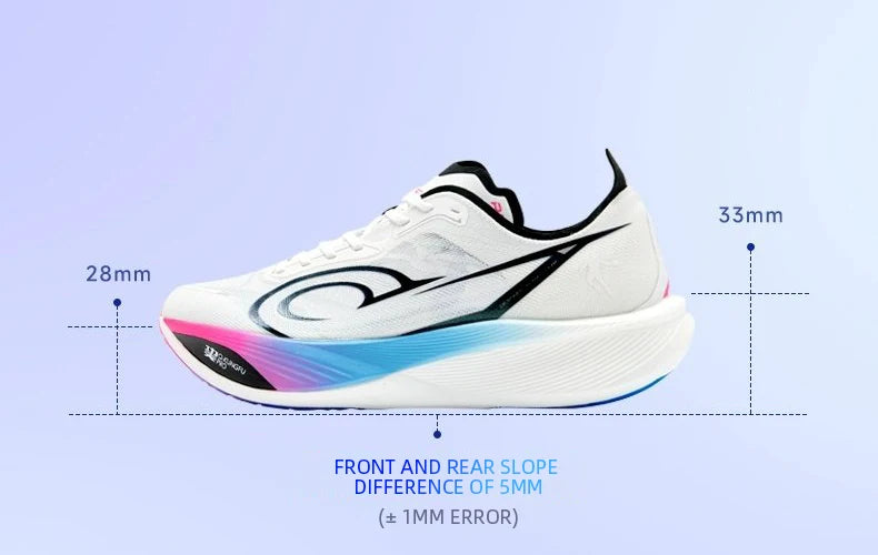 QIAODAN Feiying PB3 Enhanced Edition Professional Marathon Carbon Board hardloopschoenen herensneakers QDB023251299T