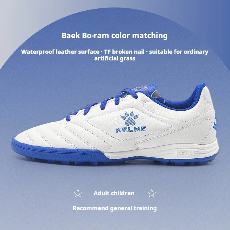 Kelme Tf Broken Nail Pantofi de fotbal pentru adulți și tineri Pantofi de fotbal antiderapanti pentru gazon artificial Pantofi de fotbal pentru jocul de cinci contra cinci Pantofi de fotbal sportivi