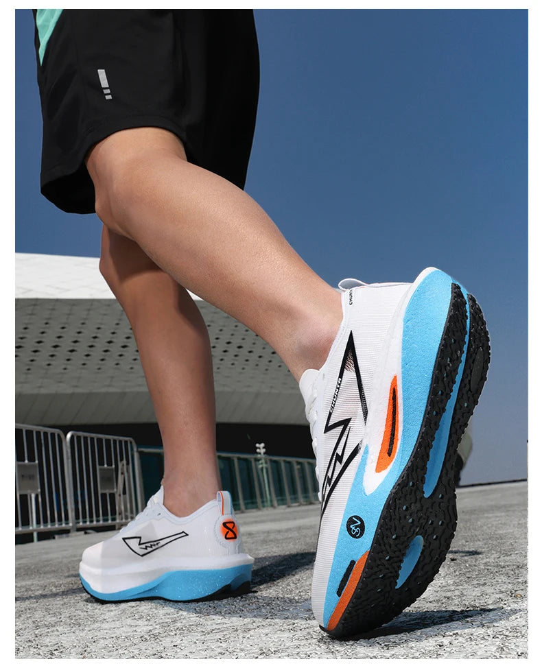 Men Sports Running Shoes Casual Marathon Breathable Lightweight Women's Comfortable Athletic Non-Skid Walking Sneakers