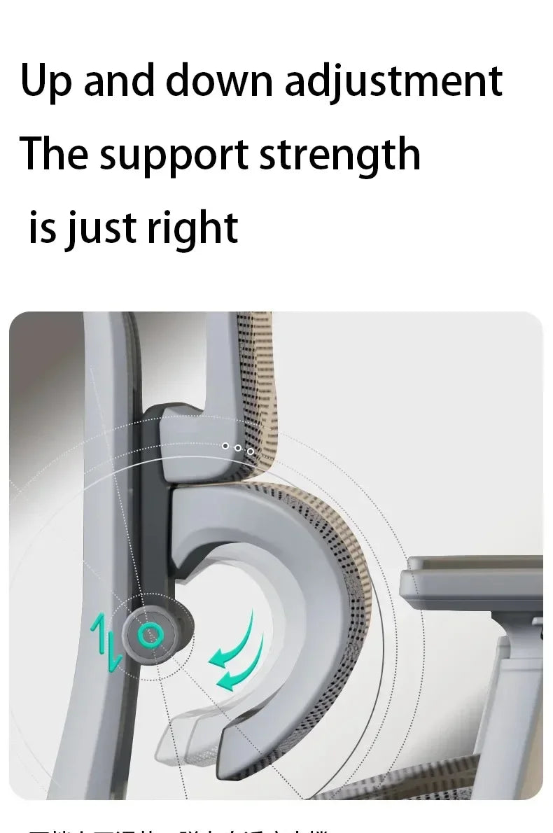 Electronic Gaming Computer Chair Adjustable Ergonomic Seat Back Support, Free Delivery Office Chair Wheelchair Furniture