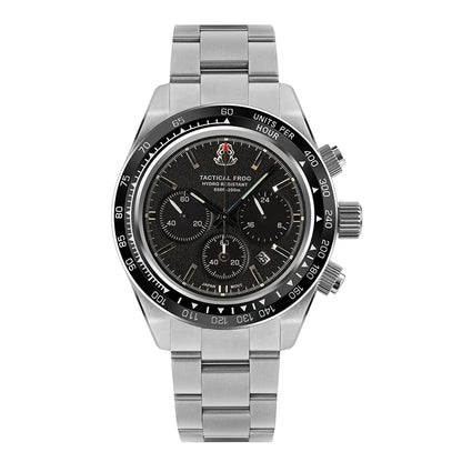 Tactical Frog Quartz Watch VS75 Solar Chronograph Sapphire 200m Waterproof Luxury Watch Luminous Quartz Movement 41mm Mens Watch