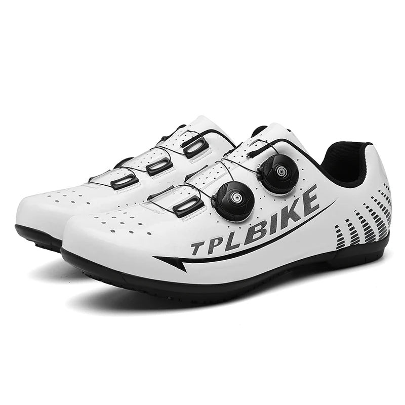 New Men’s and Women’s Bicycle Shoes Outdoor Cycling Shoes with Three Functional Soles Professional Training Shoes