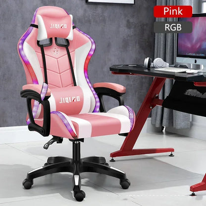 High quality gaming chair RGB light office chair gamer computer Ergonomic swivel chair Massage Recliner New gamer chairs