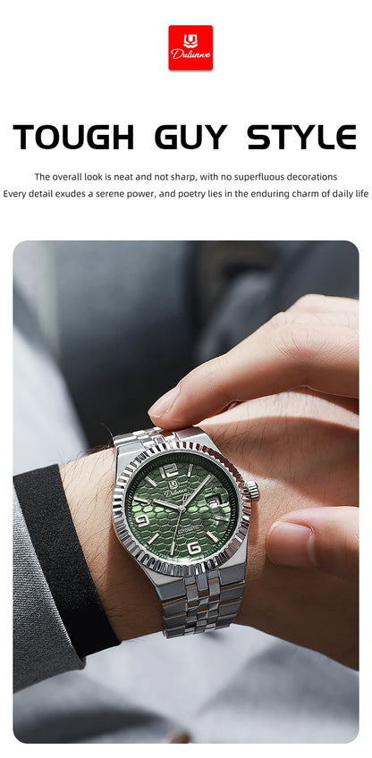 Luxury Automatic Mechanical Men's Watch Date Stainless Steel Man Watch Waterproof Luminous Business Watches For Men Reloj