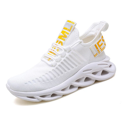 MAEDEF-Baskets confortables et décontractées en maille pour homme, chaussures de course respirantes à plateforme, de sport, de marche et de tennis