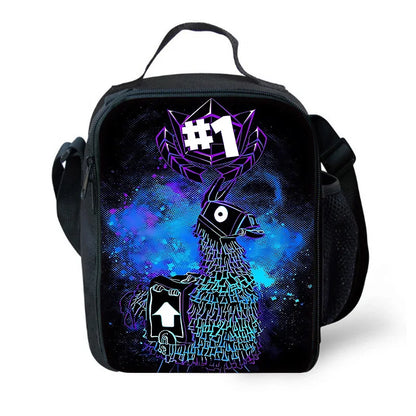 New Game FortniteS Child Insulated Large Capacity Bag for Boy and Girl Student Outdoor Picnic Reusable Thermal Cooler Lunch Box