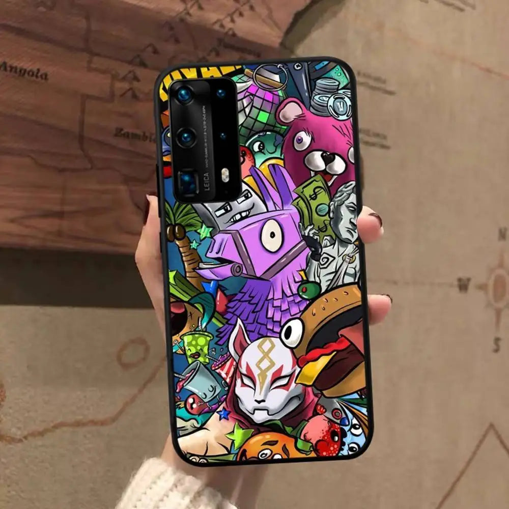 F-Fortnites-Cools Phone Case For Huawei Mate 10 20 30 40 50 Lite Pro Nova 3 3i 5 6 SE 7 Pro 7SE