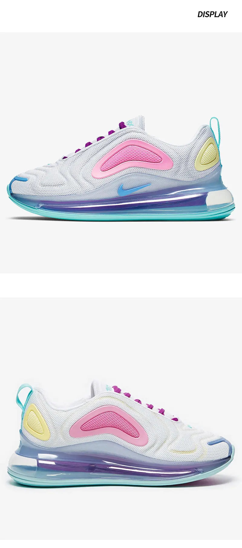 Nike Genuine Air Max 720 Women's Air Cushion Running Shoes AR9293-102