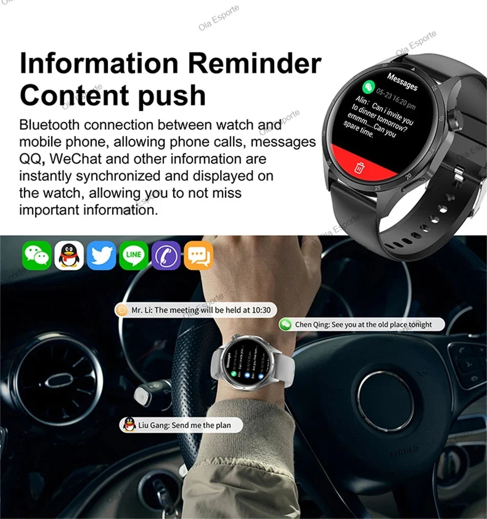 2025 GPS Smartwatch for Men  HD AMOLED Display, Bluetooth Calling, Heart Rate Monitor, GPS Motion Tracking & Waterproof Design