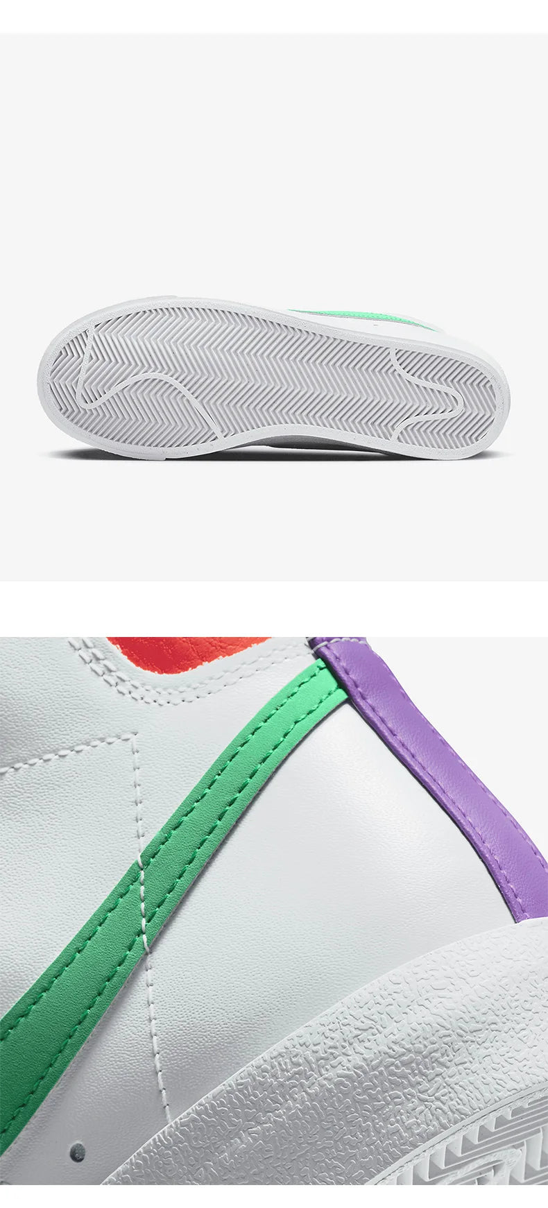 Offizielle authentische Nike Blazer Mid '77 Damen-Leicht-Sneaker CZ1055-123