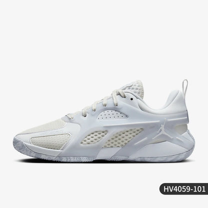 Nike Offizielle JORDAN Unisex strapazierfähige, atmungsaktive Low-Top-Basketballschuhe HV4059-101