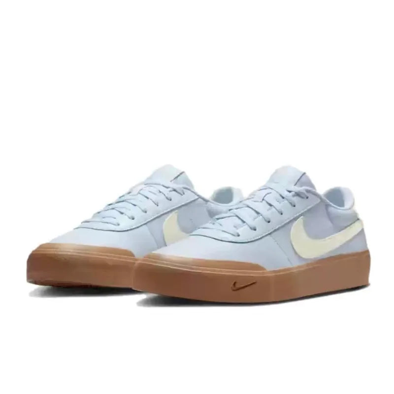 Nike Court Shot: Adidași confortabili, versatili, cu talpă joasă, pentru bărbați, cu talpă subțire, antiderapantă și rezistentă, albastru IB2316-400