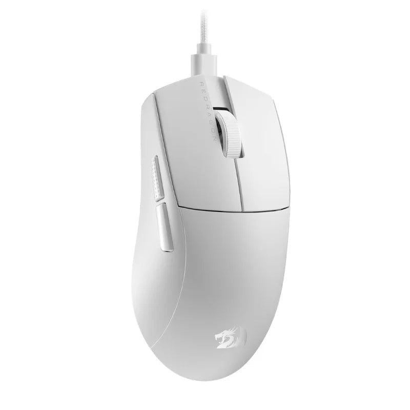 Rato Gaming Redragon M724 com Fio 42G Ultraleve, 12,400 DPI Máx., Ótico, 5 Botões Programáveis