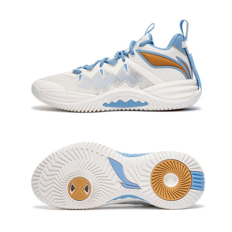Li-Ning Men's BADFIVE STORM 2025 Outdoor Basketball Shoes BOOM Cushioning TUFF OS Wearable Li-Ning Sports Sneakers ABFV017