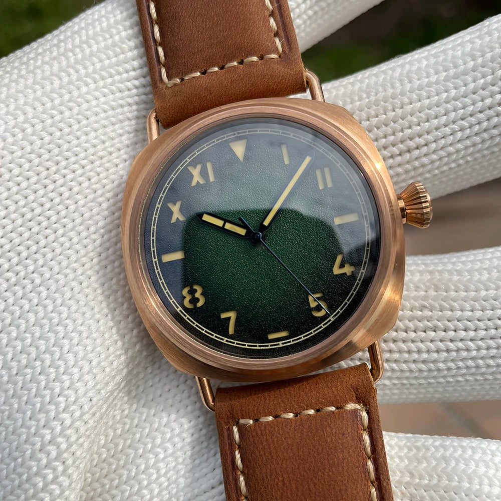 STEELFLIER Official SF760S Luxury Bronze Mechanical Watch NH35 Movement Sapphire Crystal Swiss Luminous 20Bar Waterproof Wristwatch