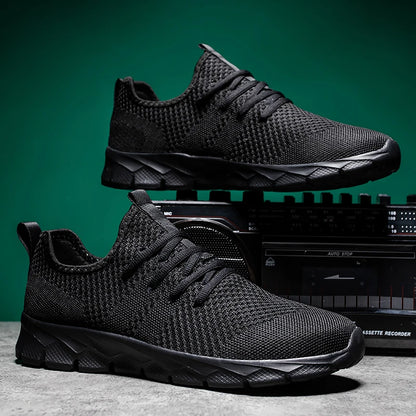 Zapatillas deportivas para hombre, ligeras y transpirables, para correr, para todas las estaciones, tallas grandes, clásicas, informales, deportivas, con suela gruesa, para caminar
