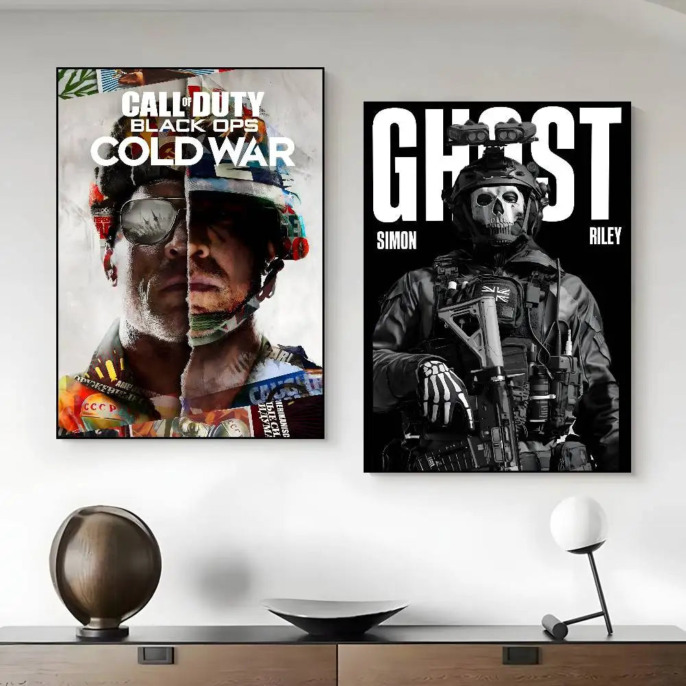 Call Of Duty Anime Fashion Poster art Canvas Prints Painting Wall Art Pictures for Living Room Decoration