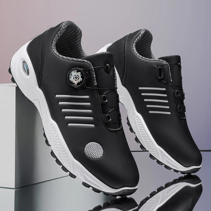 Chaussures de sport sans lacets pour hommes, avec amorti d'air, antichoc, antidérapantes, pour le golf, l'entraînement en extérieur, les trajets professionnels, chaussures polyvalentes pour hommes 9
