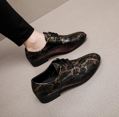 Pantofi Oxford din piele PU pentru bărbați, pantofi casual în stil urban, adidași ușori, pantofi de plimbare în aer liber pentru bărbați, încălțăminte elegantă de ocazie