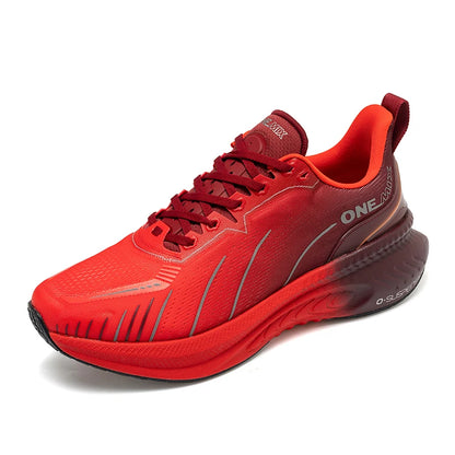 ONEMIX Nieuwe hardloopschoenen met demping voor heren, geschikt voor intensieve hardlopers, met veters, sportschoenen voor dames, antislip, outdoor, atletische herensneakers