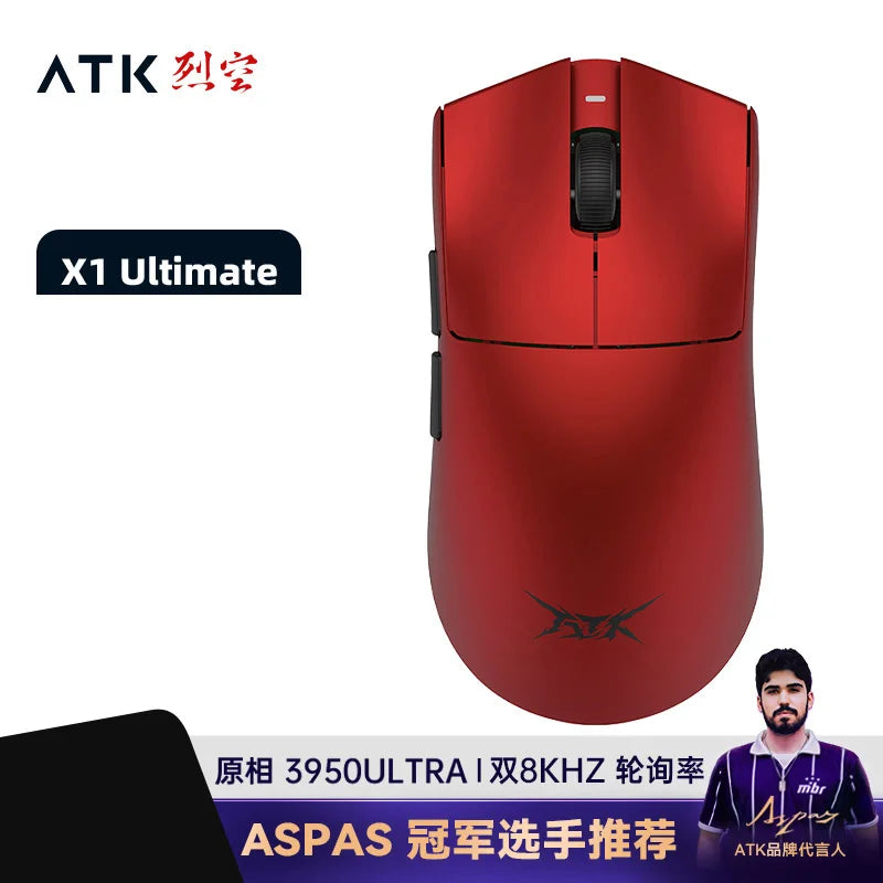 ATK Blazing Sky X1 Wireless Gaming Mouse, 8K Polling Rate, PAW3950 Ultra Sensor, 32,000 DPI, Tri-Mode Bluetooth & 2.4GHz Lightweight FPS Gaming Mouse