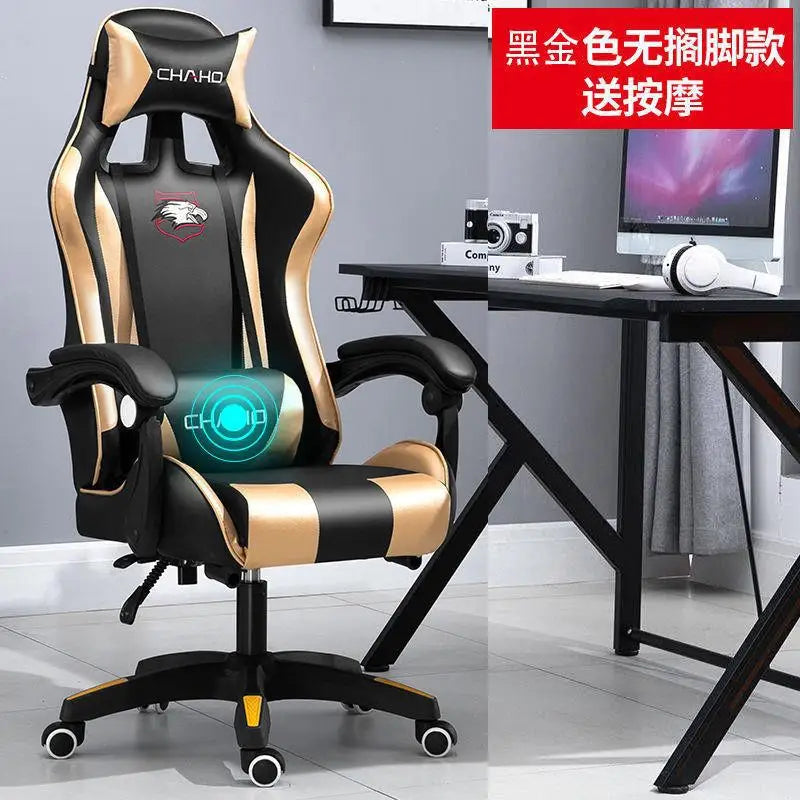 Joylive WCG High-quality Leather Computer Gaming Chair Cafe Racing Chair for Office and Game Room