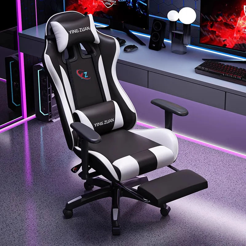 Gaming-Stuhl Computerstuhl Bequemer verstellbarer Sitz Game LIVE Studentenwohnheim Zuhause Ergonomie für langes Sitzen
