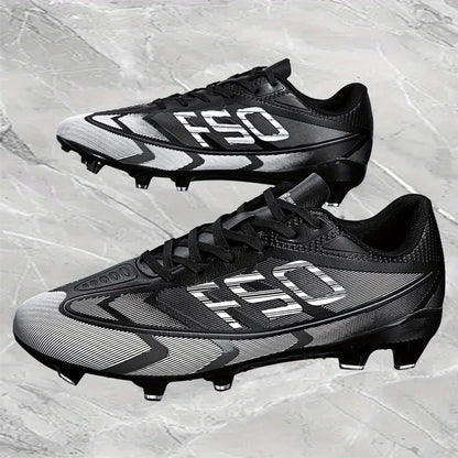 Chaussures de football AG/FG de style nouveau, crampons stables en TPU longs, unisexe, pour terrain de gazon extérieur, matchs et entraînements de football