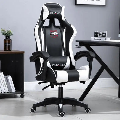 Joylive WCG High-quality Leather Computer Gaming Chair Cafe Racing Chair for Office and Game Room