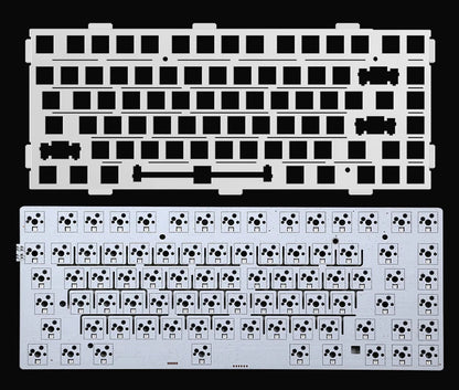Teclado Mecânico Sem Fios MCHOSE G75 Pro 75% Layout, Montagem Gasket, 5 Camadas de Amortecimento, Retroiluminação RGB, Tri-Mode, Hot Swappable