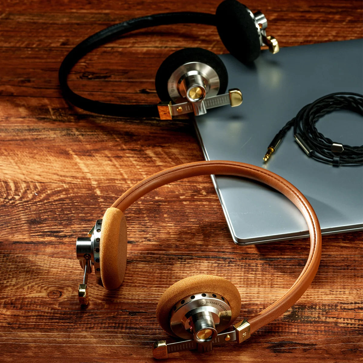 Casque filaire supra-auriculaire Roseselsa Distant Mountain, design rétro métallique, écouteurs HiFi