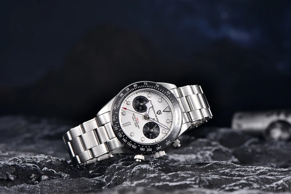 PAGANI DESIGN New Panda Men's Watches Top Luxury Quartz Wristwatches Chronograph Watch Man 2026 Gift AR Sapphire Ceramic Bezel
