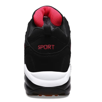 Men's Snow Boots Winter Warm Couple Casual Sneakers Fashion Leather Outdoor Sport Running Tennis Men Non-Slip Big Size 48 Trainer